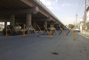 راهبند آکاردئونی دستی استاندارد XGT.I ارتفاع 120 سانتی متری