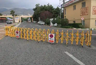 راهبند آکاردئونی دستی HGD ارتفاع 120 سانتی متری